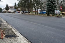 Ulica Bezpieczna w przedostatni dzień remontu